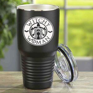 COPY - Witchy Woman Halloween Engraved Tumbler- NEW